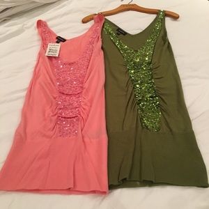 **NWT** Two Bebe tunics.